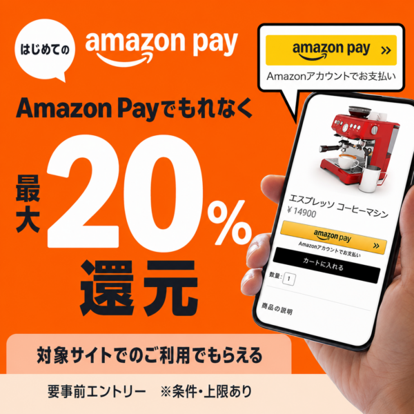 Amazon Payキャンペーン開催中！